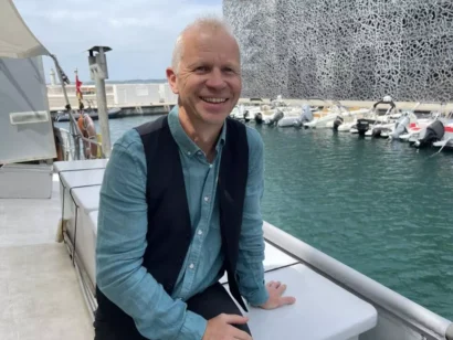 ジャン=フランソワ・ギリオーネ、タラ・マイクロプラスチック・ミッション2019の科学ディレクター。© RFI/I.マルティネッティ